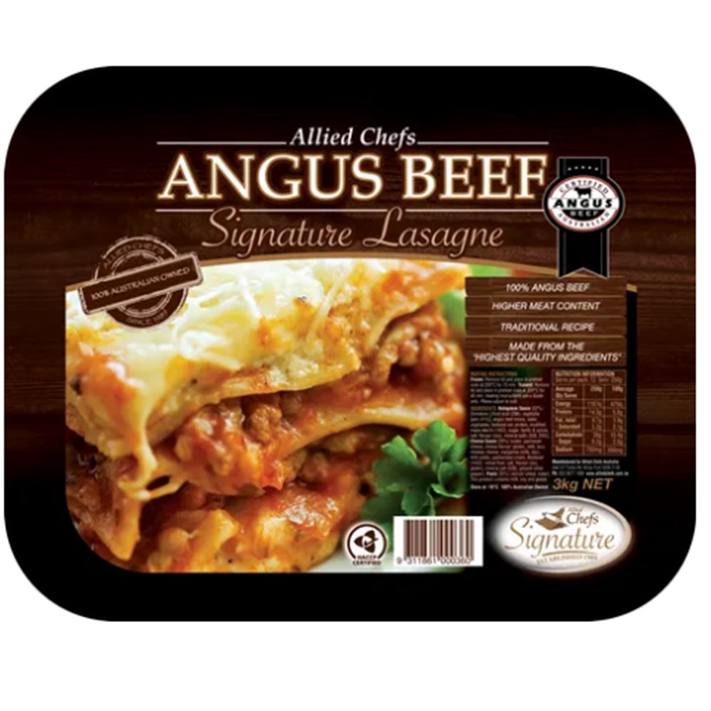 Lasagne ANGUS BEEF 3KG