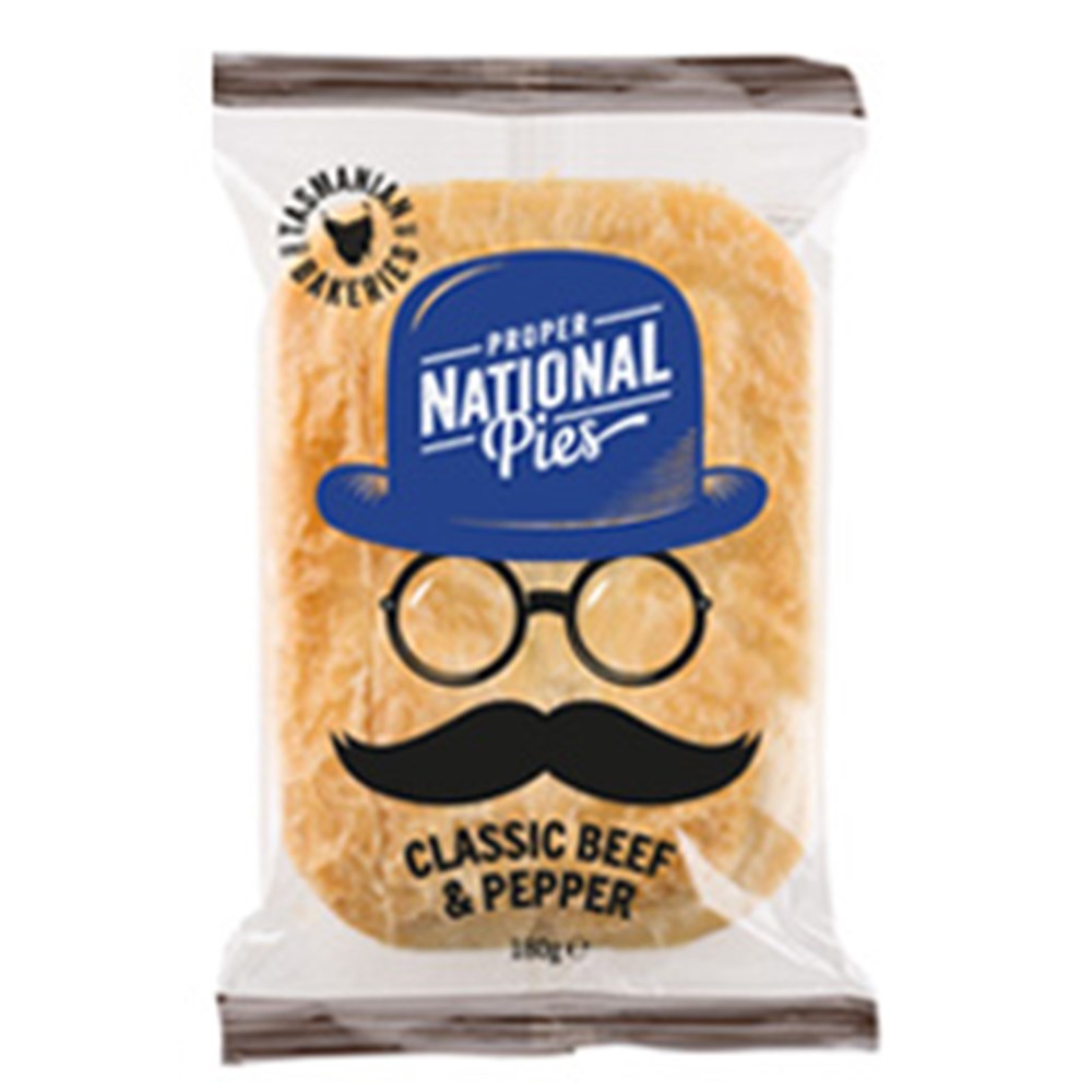 Pies Classic Beef & Pepper 16 x 180g