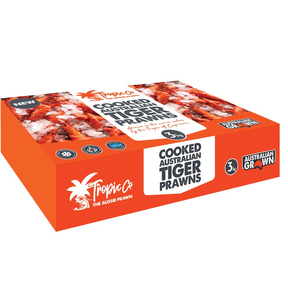 Prawn Whole CKD Tiger 16/20  1x3kg