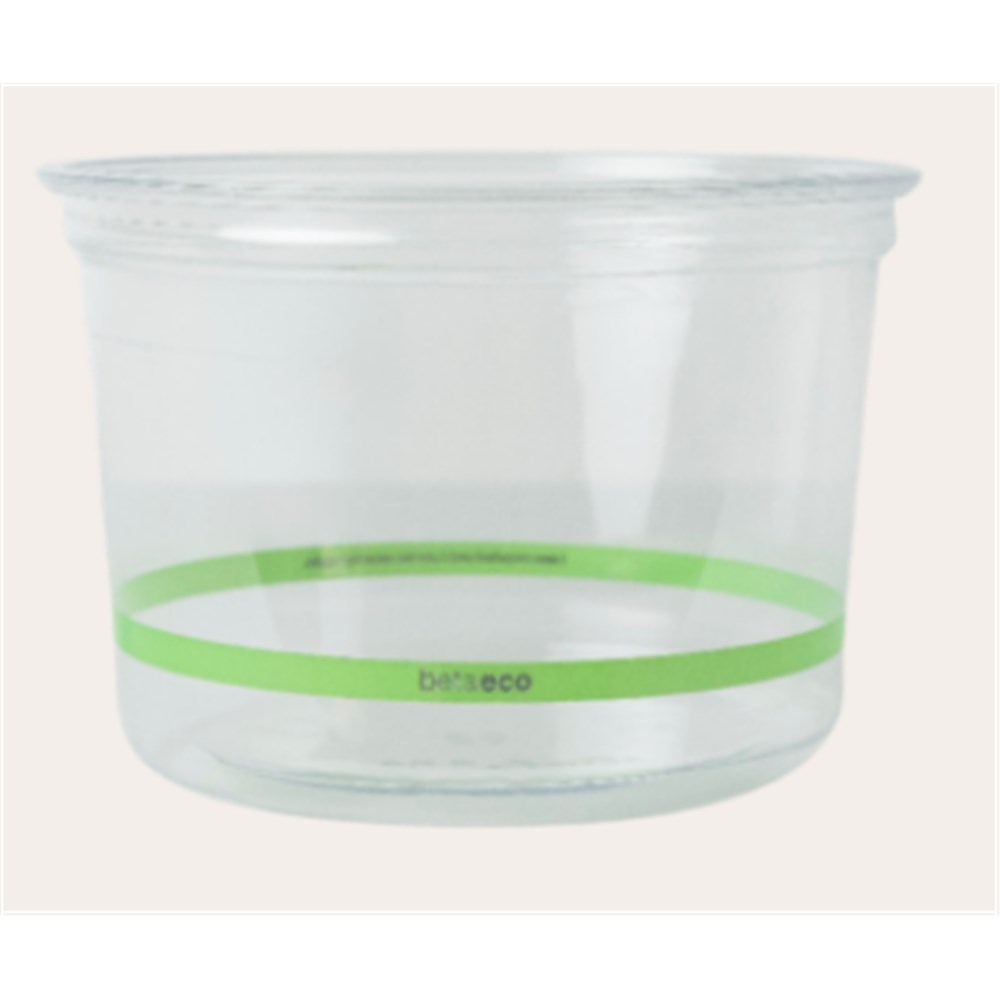 Container Deli PET Green 16oz x 500