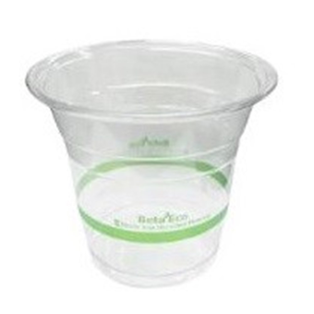 Cup RPET Green Flared Rim (295ml) 9oz