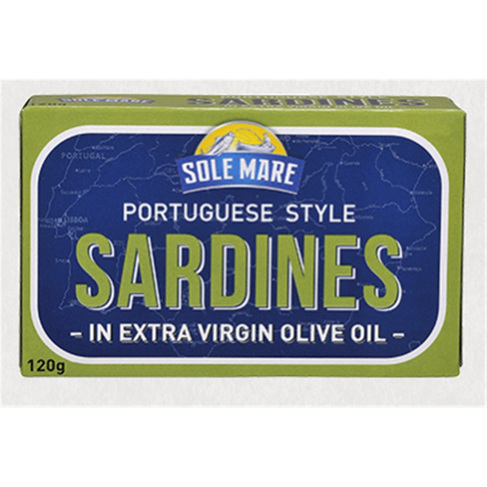 Sardines in Extra Virgin Oil 12 each x 120g