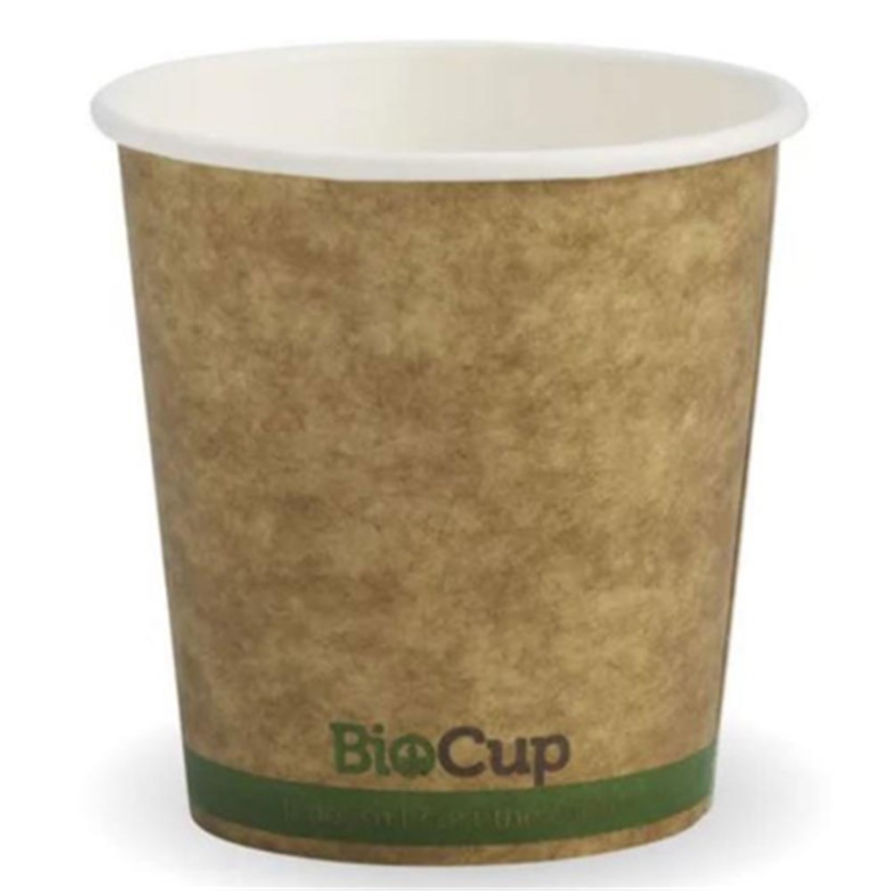 Hot Cup 4oz S/W Brown (Kraft) x2000