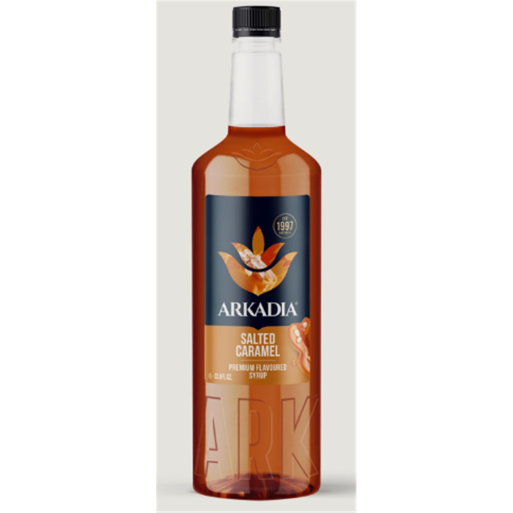 Syrup Salted Caramel Premium 1L Plastic Bottle