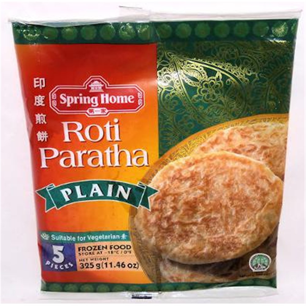 Roti Paratha 5 pce 325g x 24 - NAFDA Godden Food Group - Godden Food Group