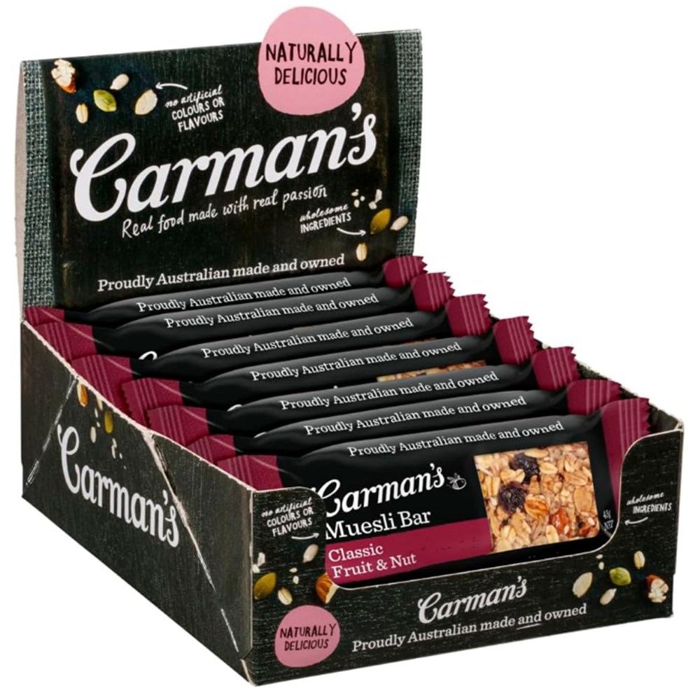 Muesli Bar Classic Fruit & Nut 12x45g