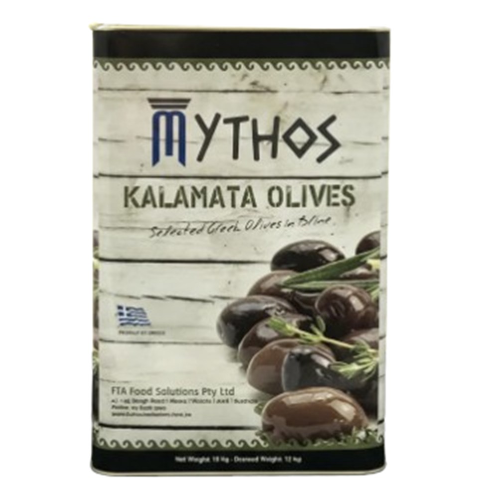 OLIVES KALAMATA HALVES 10KG