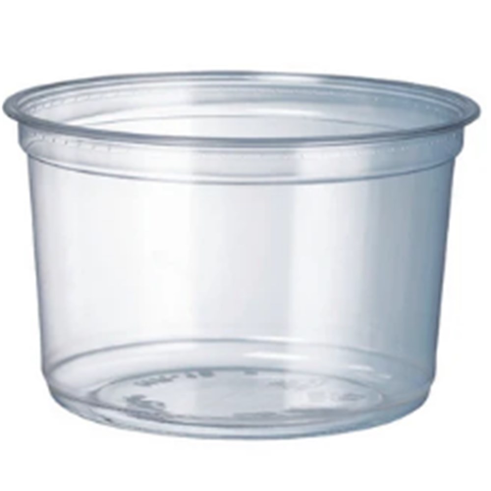 Deli Container Clear PET Round 16oz x500