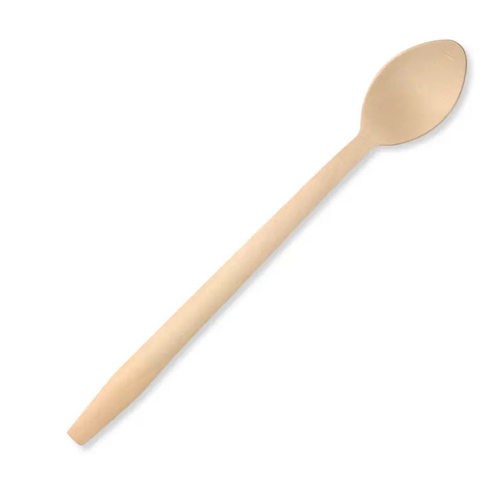 Wooden Teaspoon Coated 20cm x1000