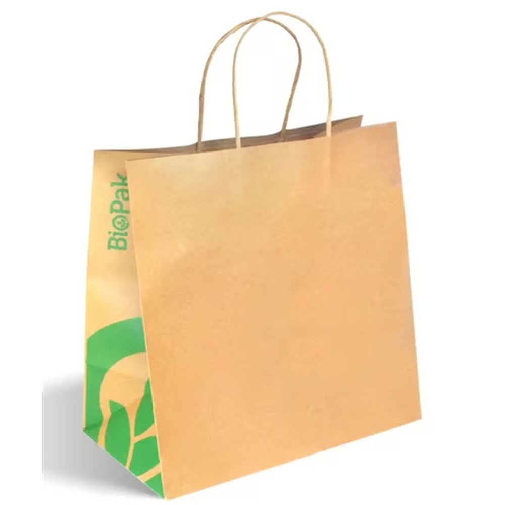 Bag Brown Twist Handle Bag Kraft 305x305x175 x250