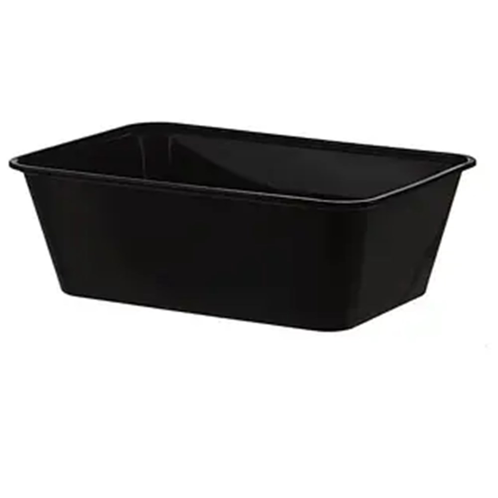 Container Rectangular Black CR750ml x50
