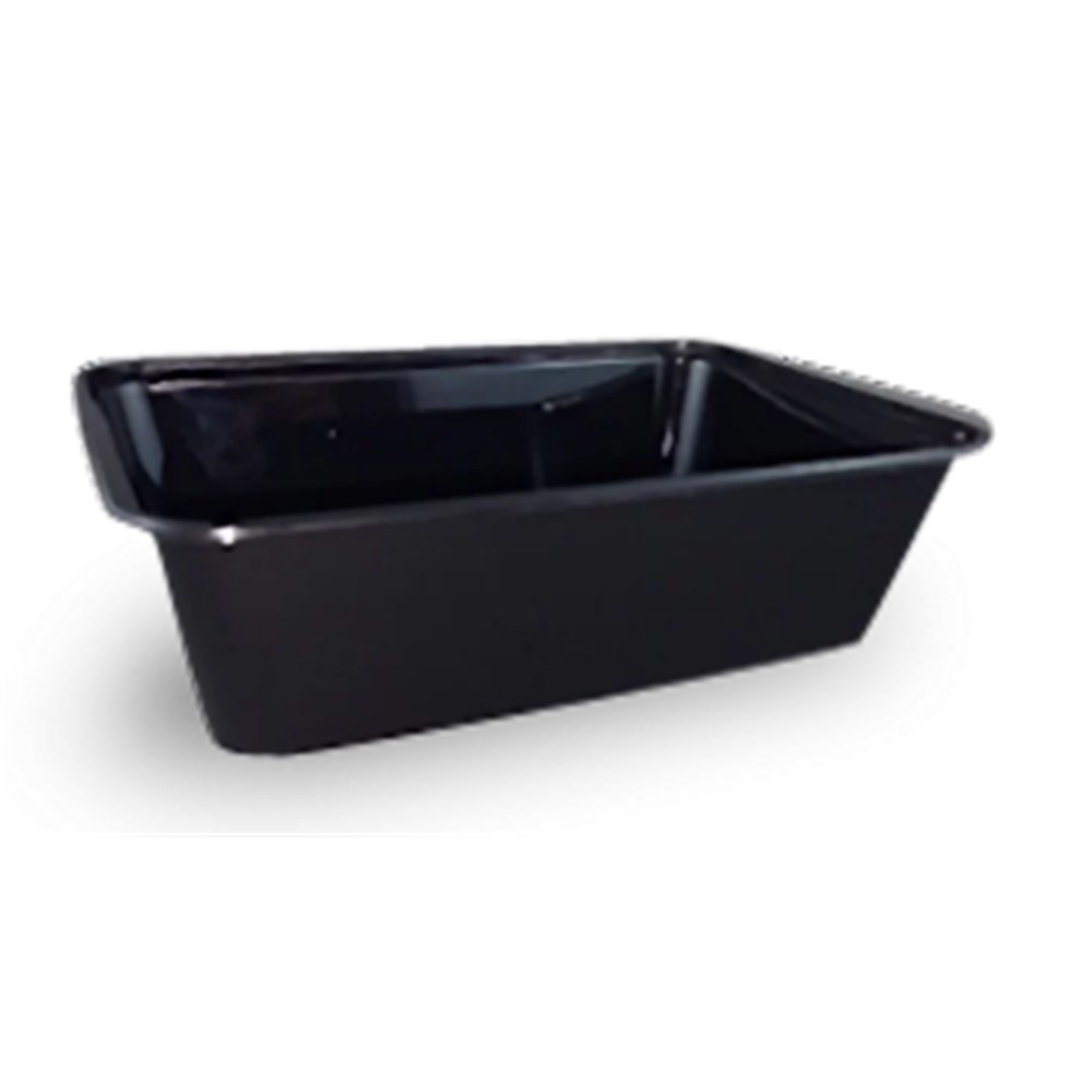 Container Rectangular Black CR650ml x50