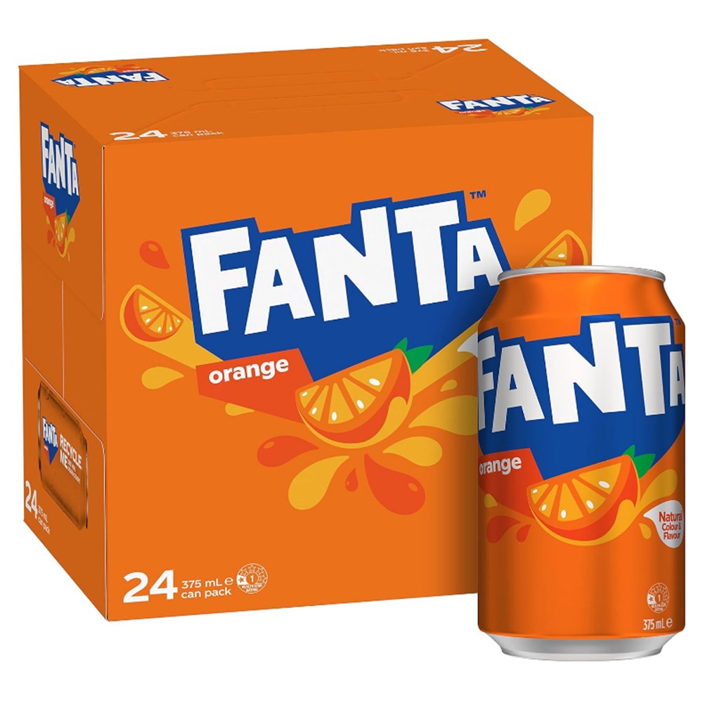 Drinks Fanta Cans 24 x 375ml