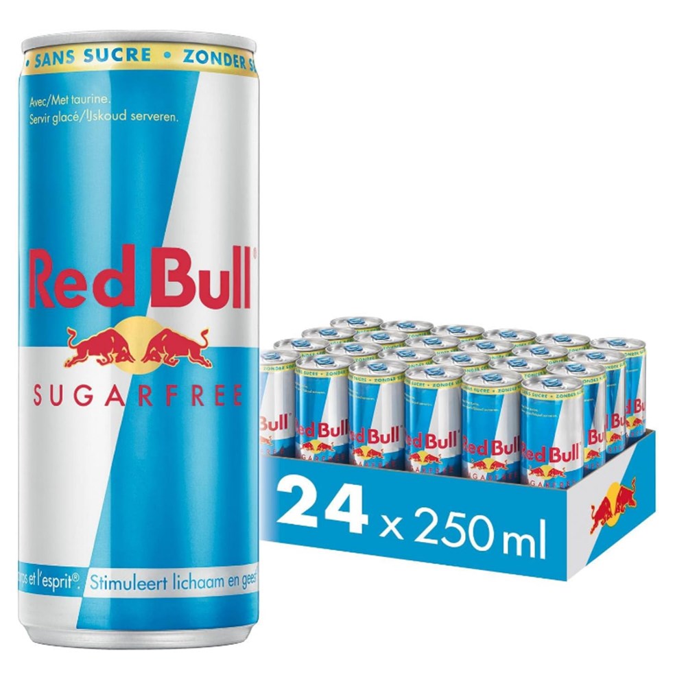 Red Bull Sugar Free Cans 24 x 250ml