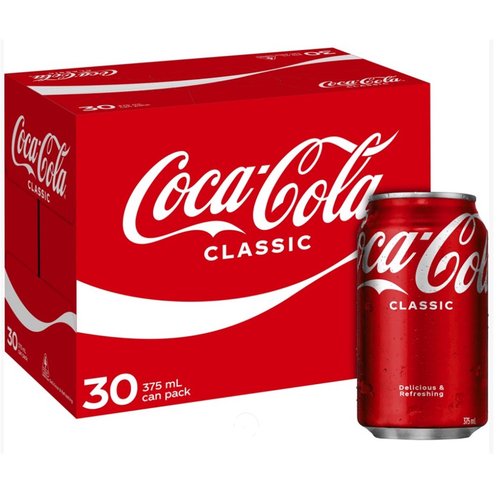 Coke Original Cans 30 x 375ml