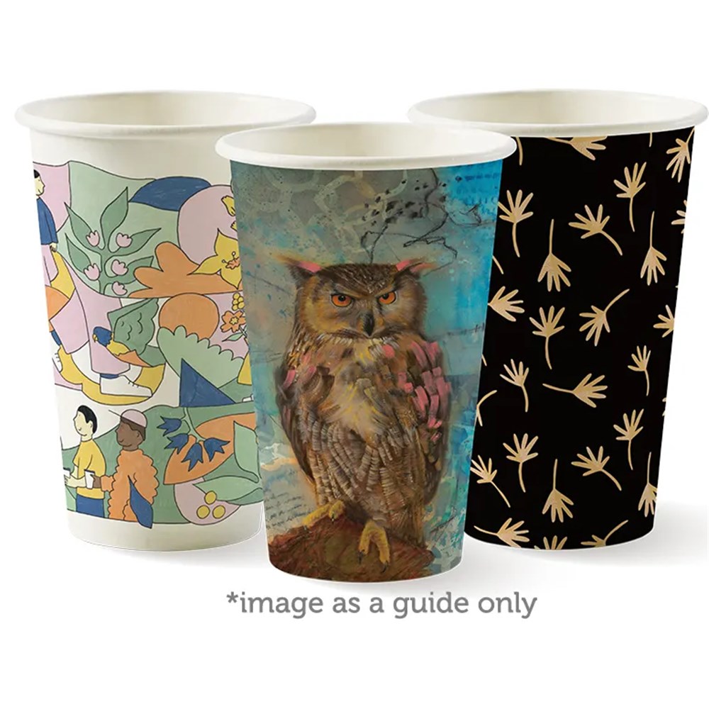 Paper Cup 12oz (80mm) Art Series x50