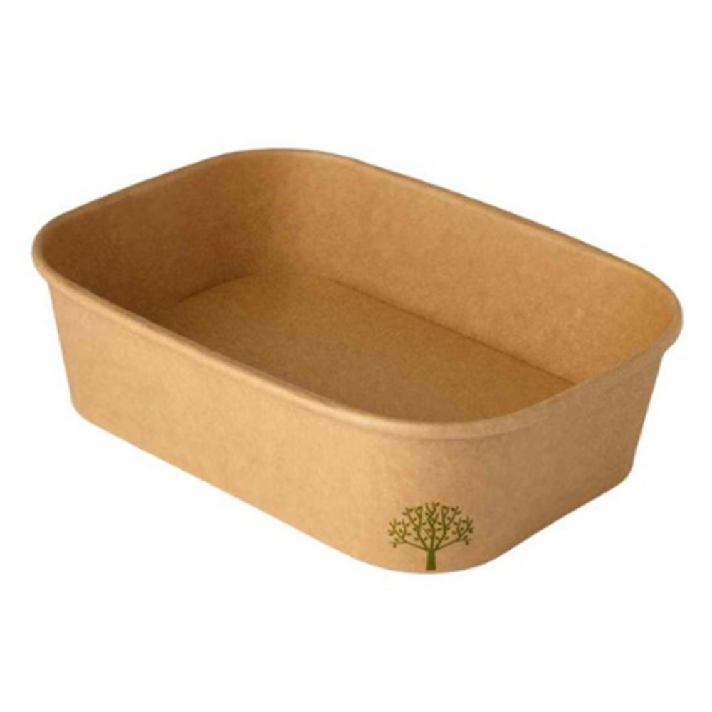 Kraft Rectangular Container 500ml x300