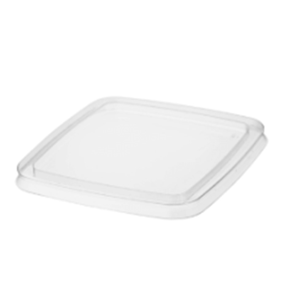 Lid PET for Square Kraft Container 500-650ml x300