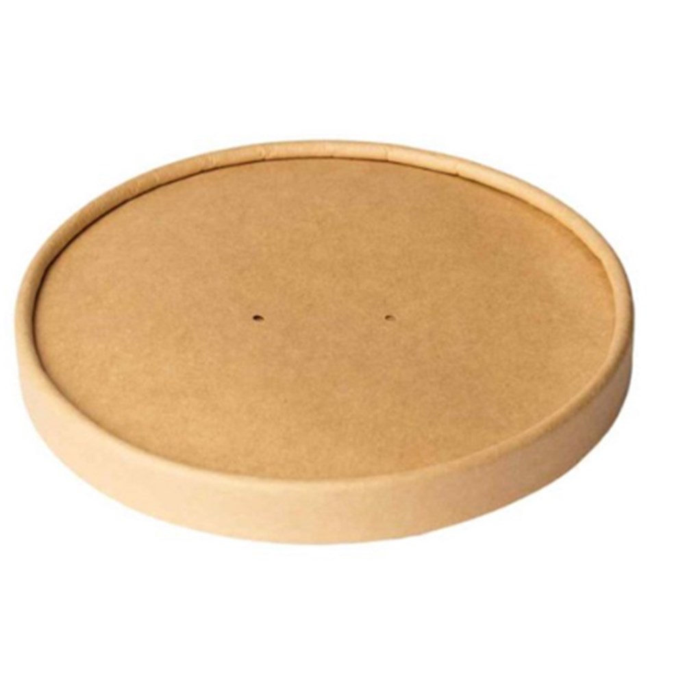 Kraft Salad Bowl Paper Lid 150mm x300