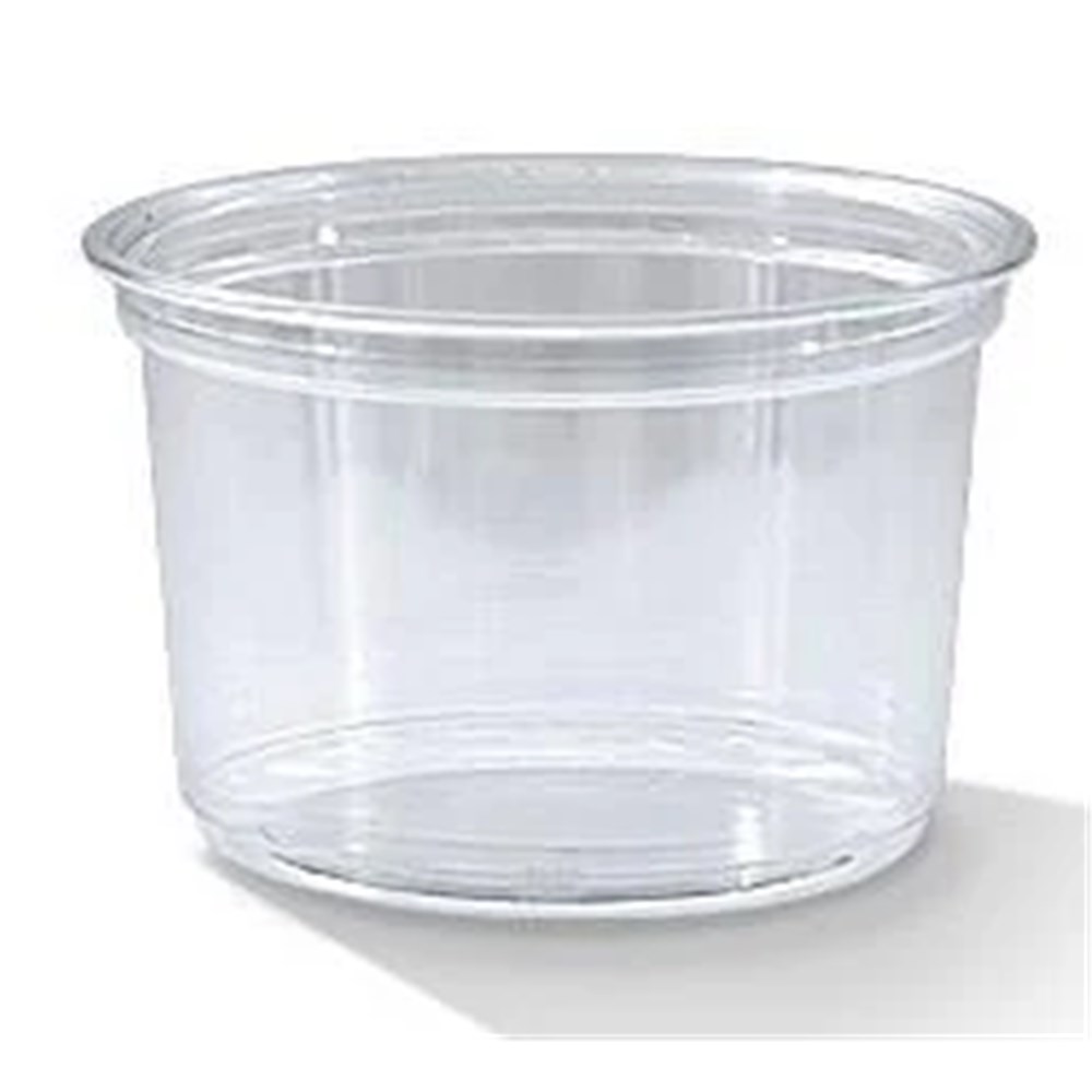 Deli Container Clear PET 16oz x500