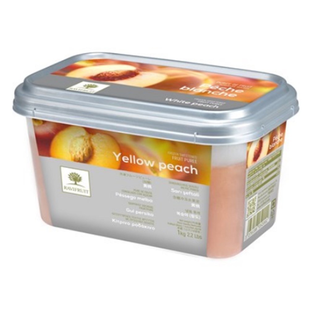 Puree Peach Yellow Frozen 1kg