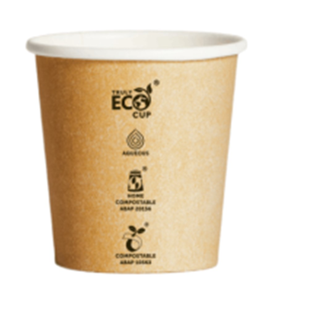 Hot Cup 4oz S/W Kraft Brown x1000