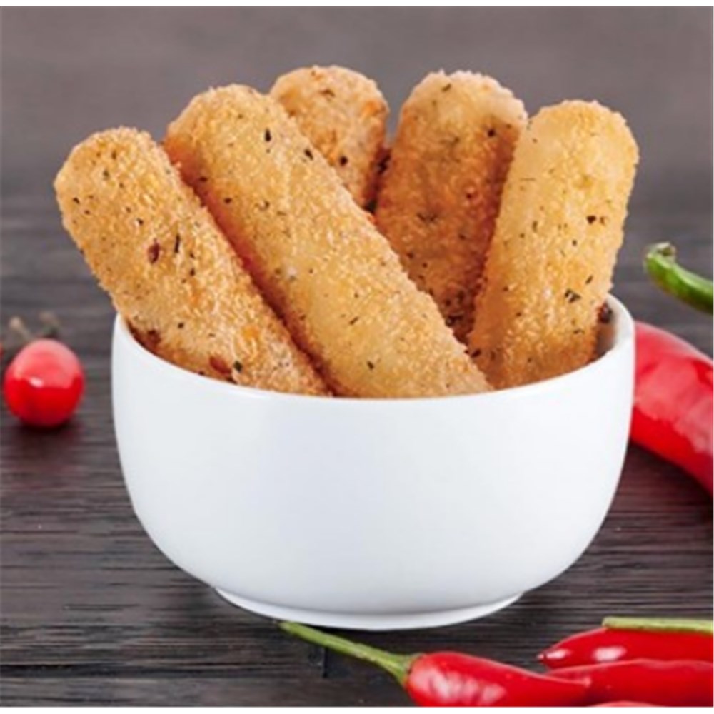Mozzarella Stick Crumbed Ital Herb 80x25g 2kg FRZ