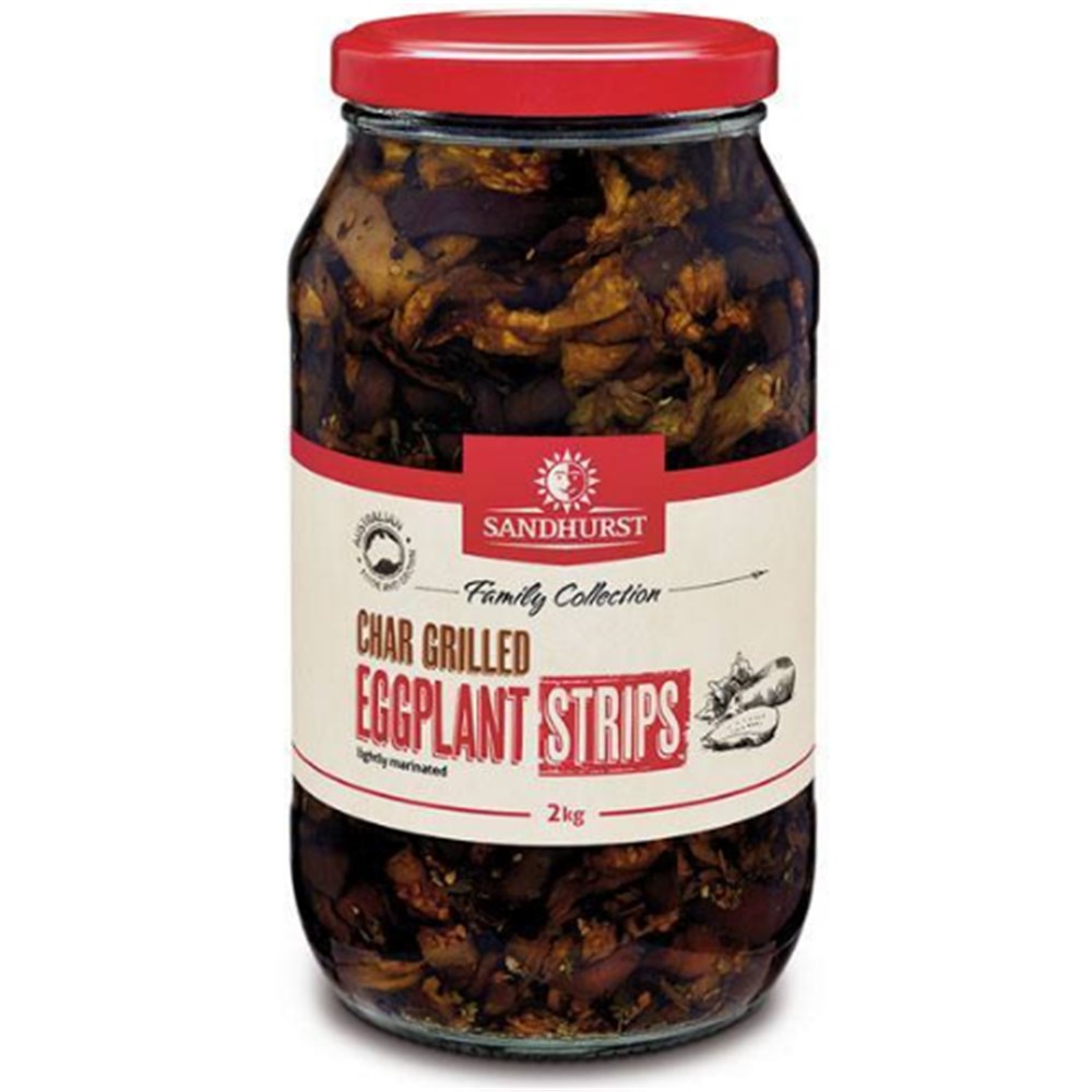 Eggplant Chargrilled Strip x2kg