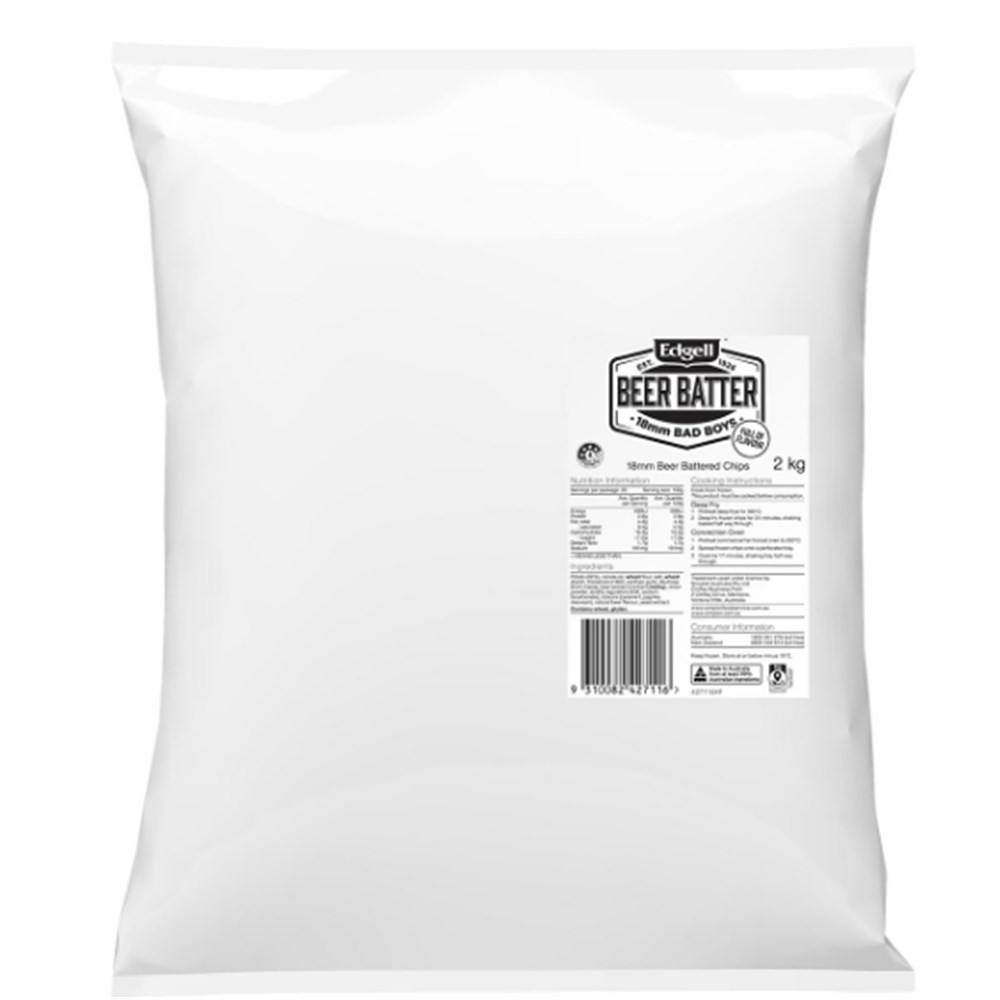 Chips Beer Batter Bad Boy 18mm 6 x 2kg