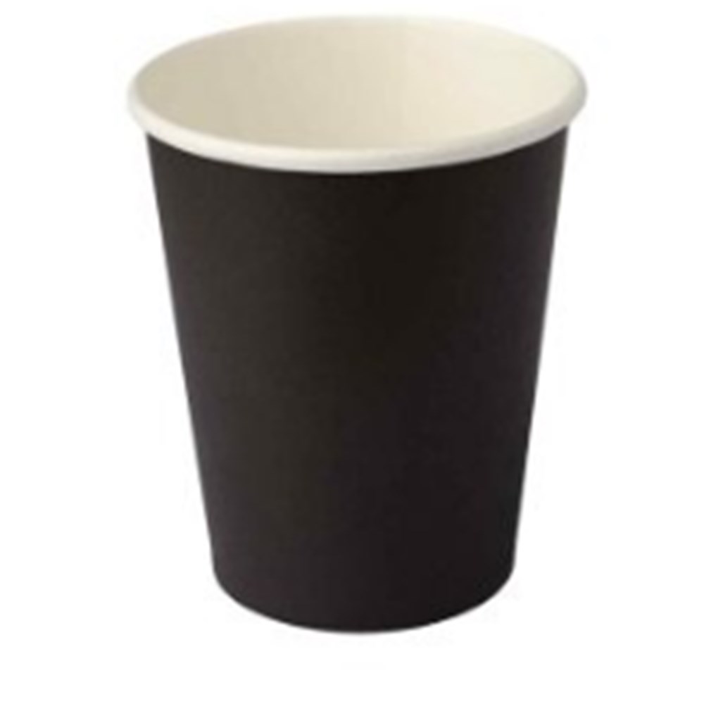 Hot Cup 8oz S/W Black x 50