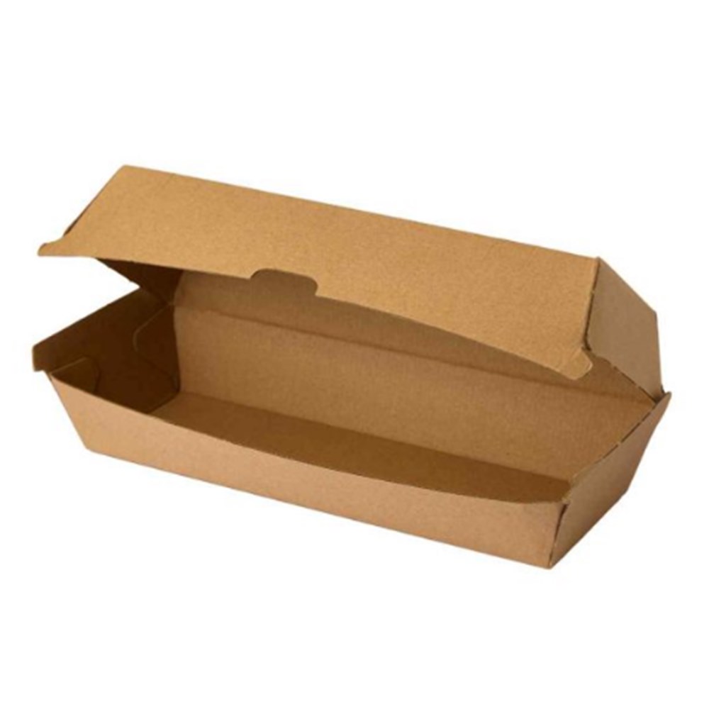 Kraft Hot Dog Box Brown x 200