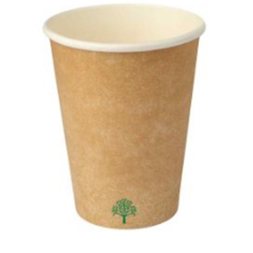 Hot Cup 12oz S/W Brown x 50