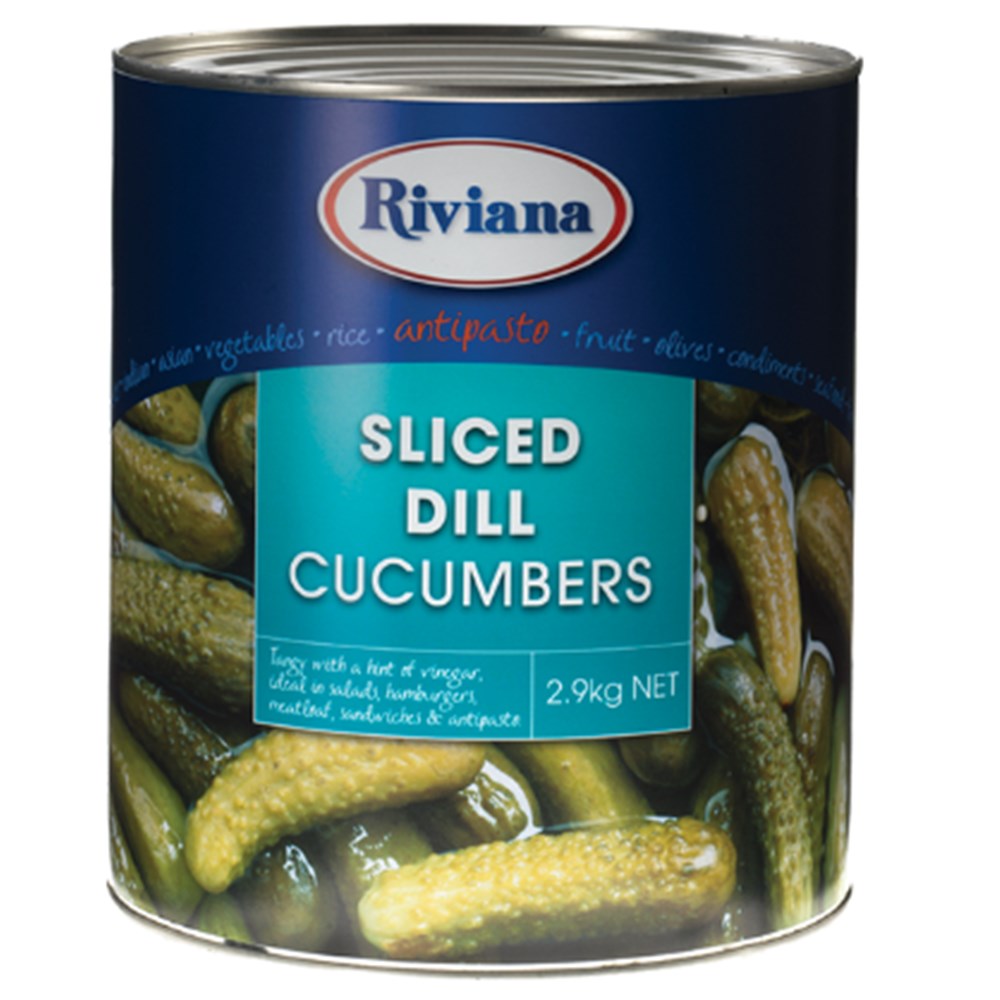 Cucumbers Sliced Dill 2.9kg