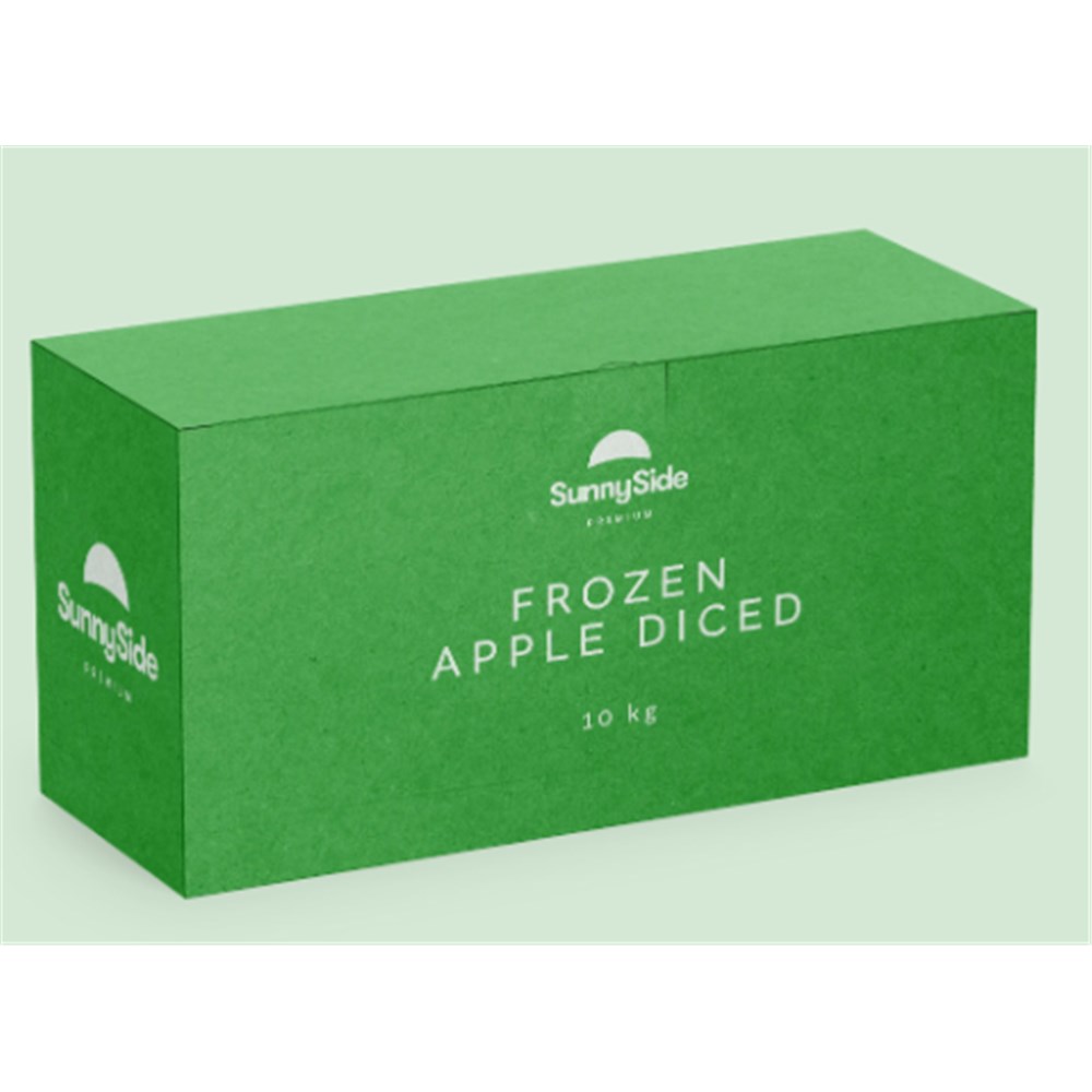 Apple Diced 10mm - FROZEN - 10KG