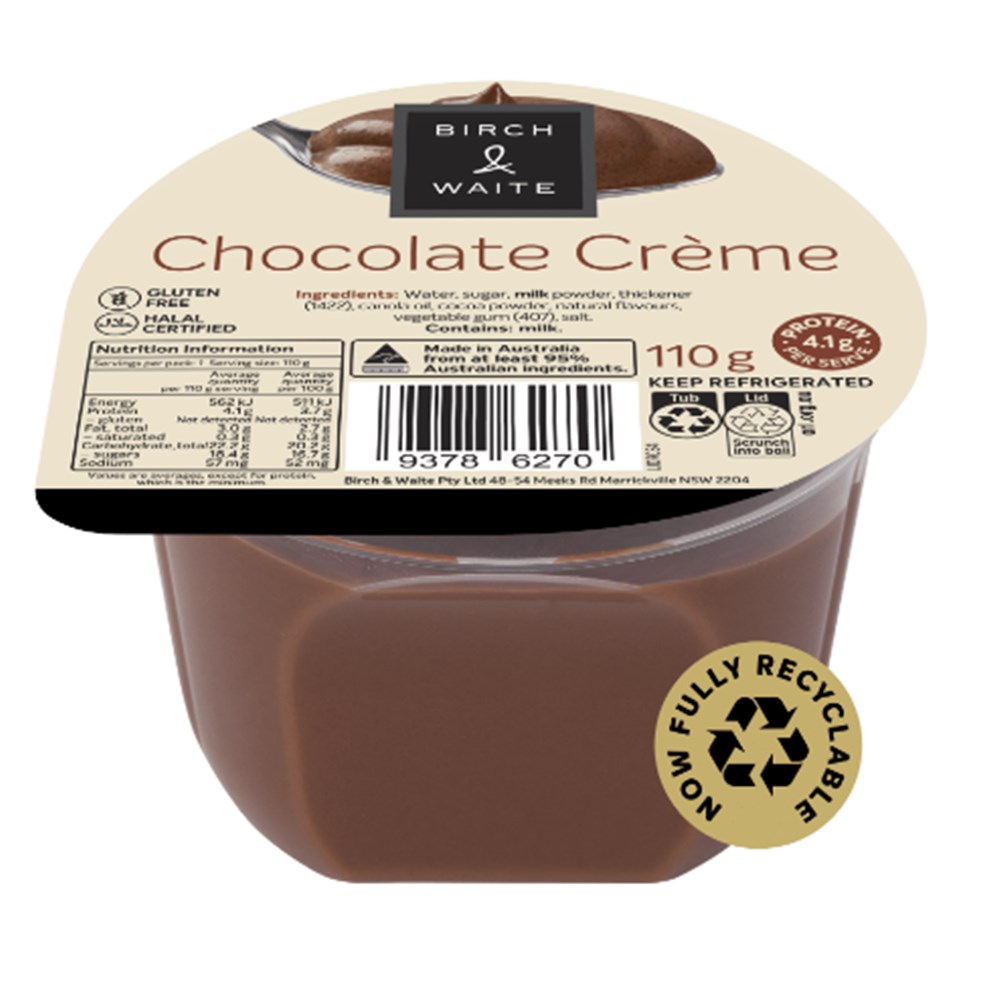 Chocolate Creme Pots 30 x 110gm