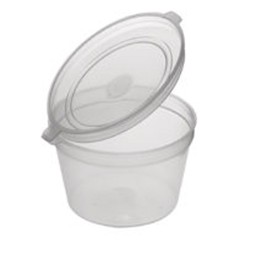 Container Hinged Lid Portion Control 70ml x1000