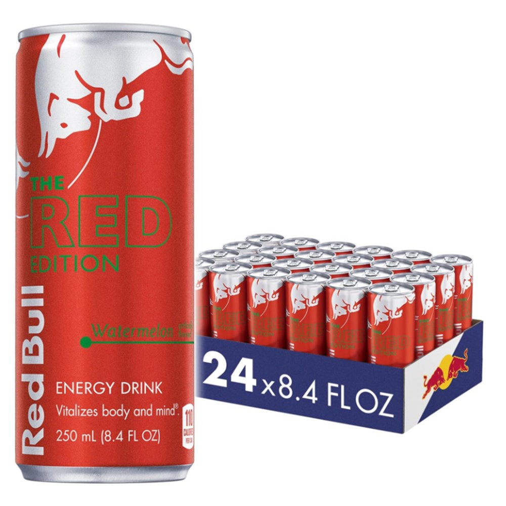Red Bull Watermelon Energy Drink Cans 12 x 250ml