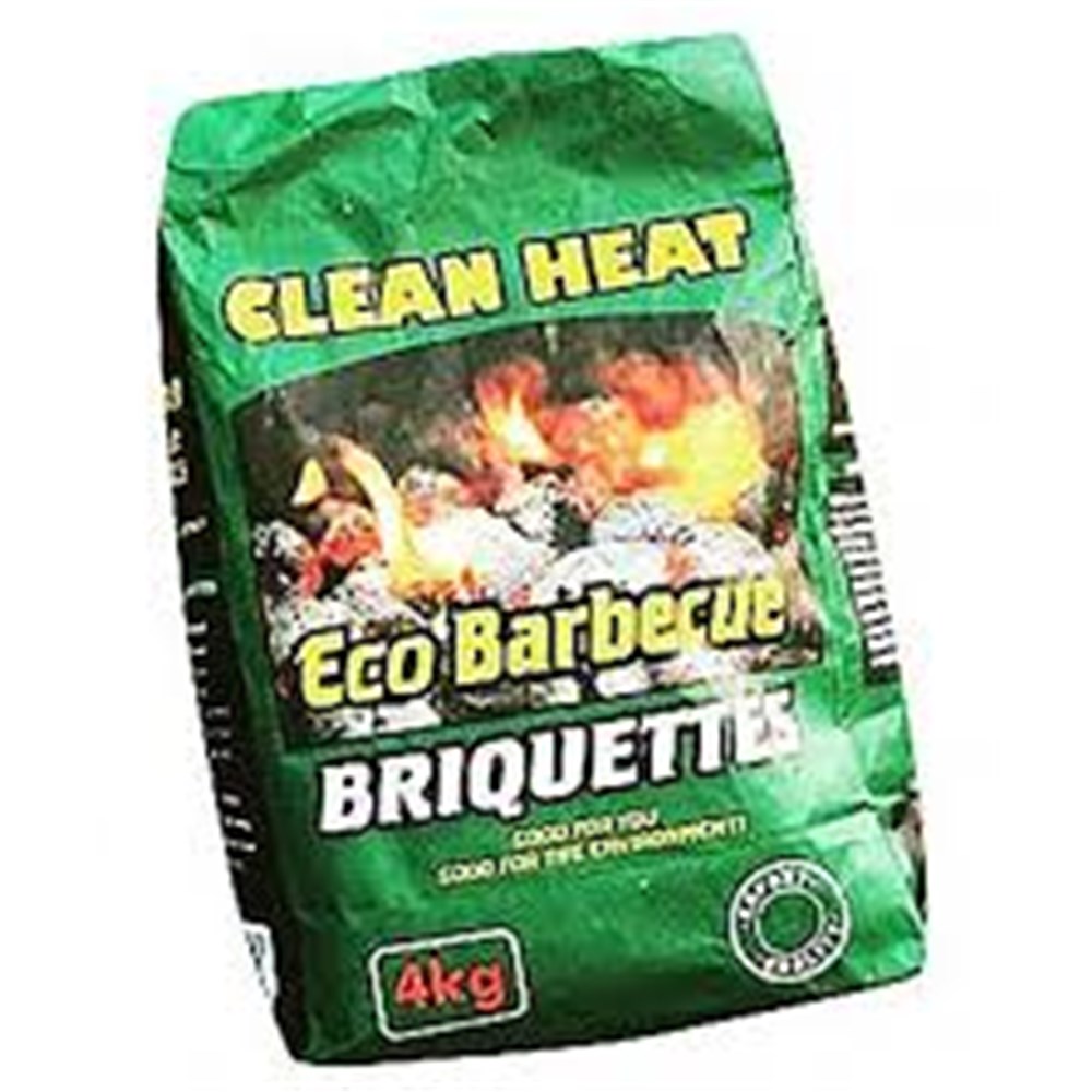 Charcoal Briquette- Green 4 x 4kg,16kg