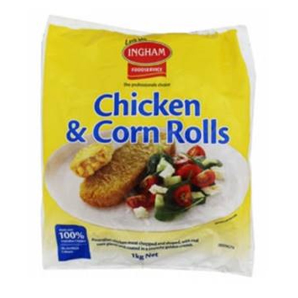 Chicken and Corn Rolls 5x1kg
