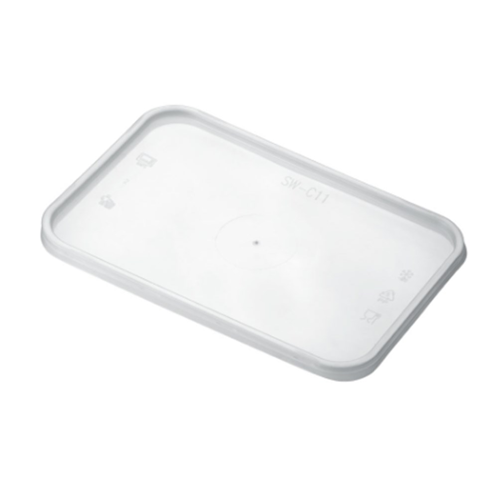 Lid Rectangular Freezer Grade x 500 
