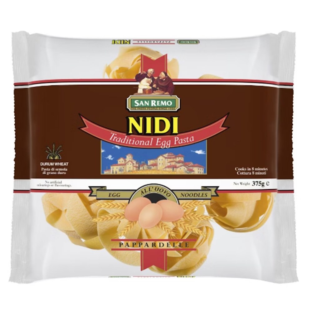 Pasta Egg Noodle  # 75 Pappardelle 12x375g 