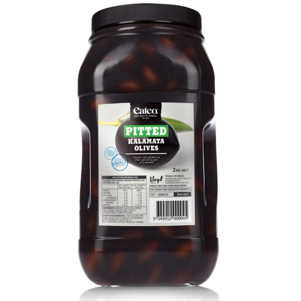 OLIVES KALAMATA PITTED 2KG