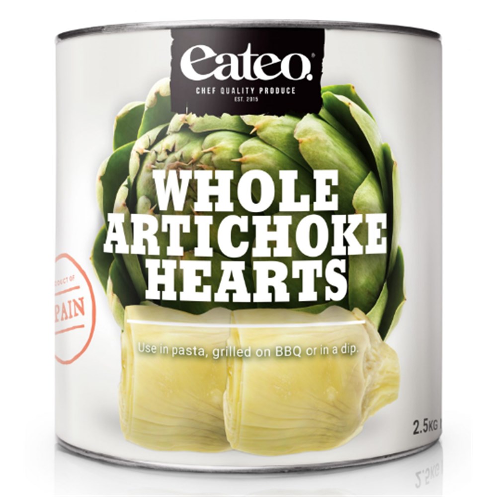 ARTICHOKE HEARTS WHOLE 2.5KG