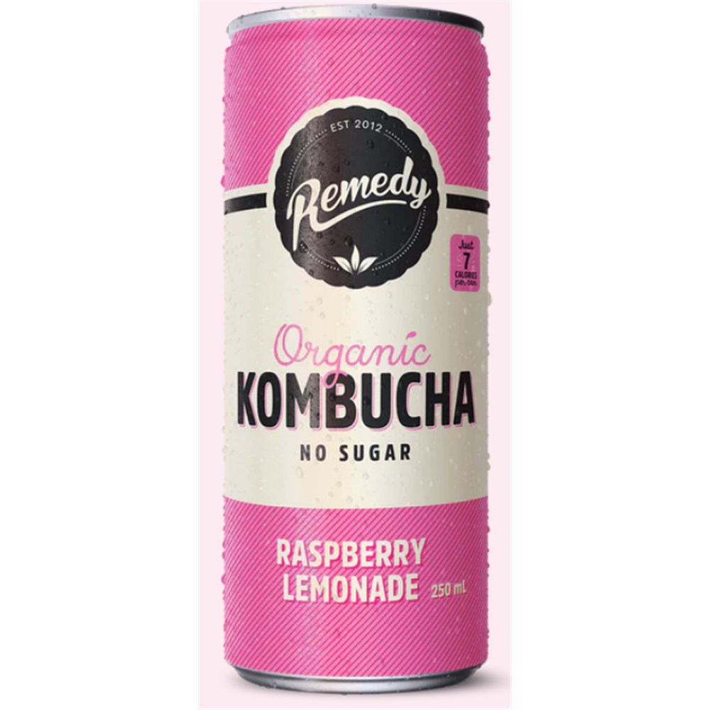 KOMBUCHA RASPBERRY LEMONADE (CAN) 24x250ml