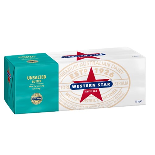 Butter UNSALTED 1.5kg