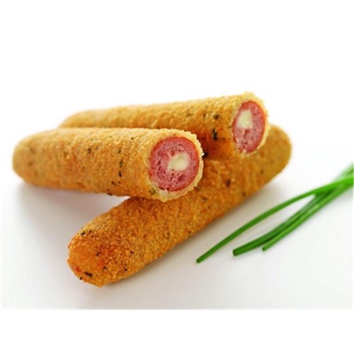 CRUMBED BACON & CHEESE SAUSAGE  27x110g