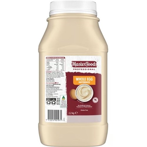 Mayonnaise Whole Egg 2.2kg Gluten Free