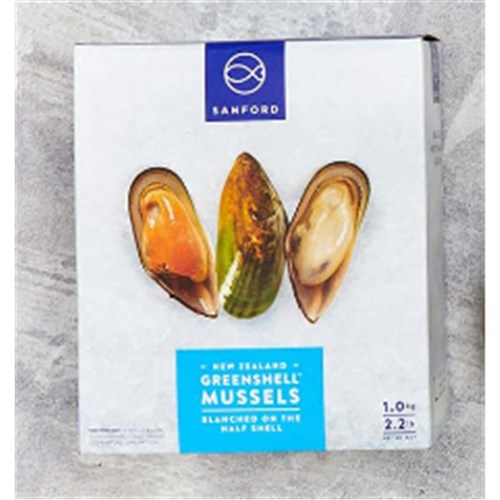 Mussels 1/2 Shell (L) 1kg