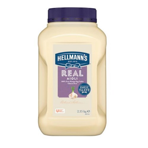 Sauce Aioli Real 2.35kg Gluten Free