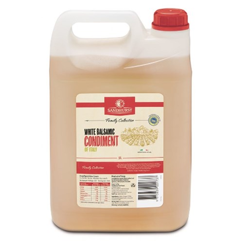 Vinegar WHITE Italian Condiment  5Lt